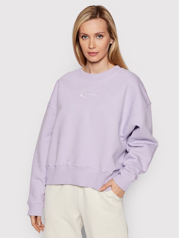 Karl Kani Karl Kani Суитшърт Signature Crew 6120019 Виолетов Regular Fit