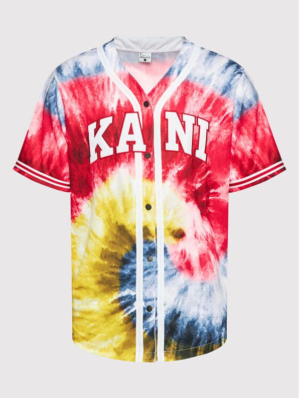 Karl Kani Karl Kani Тишърт Serif Tie Dye Baseball 6033309 Цветен Regular Fit