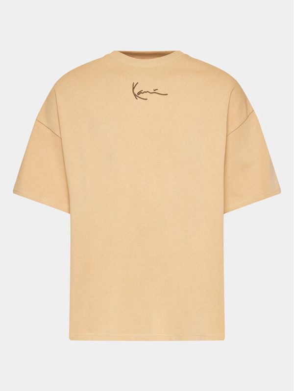 Karl Kani Karl Kani Тишърт Small Signature 6038511 Бежов Boxy Fit