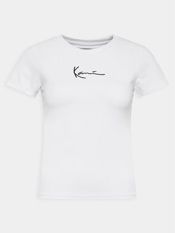 Karl Kani Karl Kani Тишърт Small Signature 6137282 Бял Slim Fit