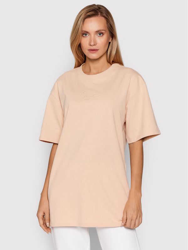 Karl Kani Karl Kani Тишърт Unisex Small Signature Tee 6030949 Бежов Regular Fit