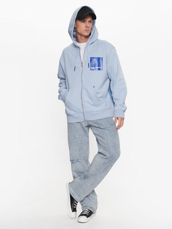 Karl Lagerfeld Jeans Karl Lagerfeld Jeans Суитшърт 231D1801 Син Relaxed Fit