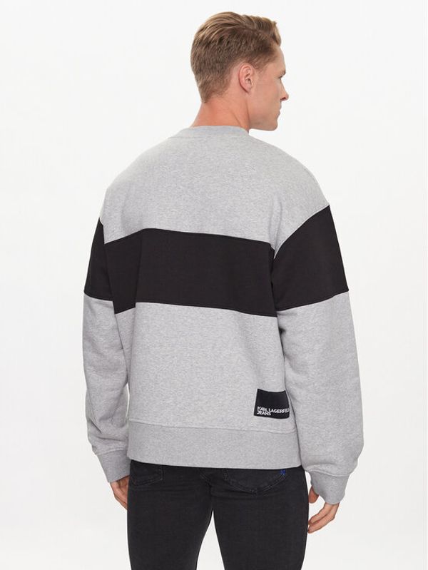 Karl Lagerfeld Jeans Karl Lagerfeld Jeans Суитшърт 231D1803 Сив Relaxed Fit