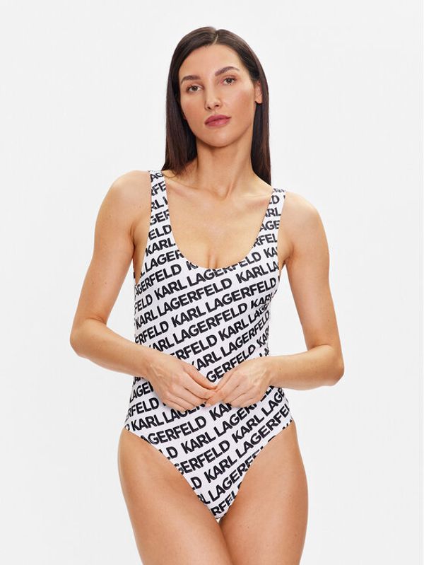 KARL LAGERFELD KARL LAGERFELD Бански костюм 230W2219 Бял