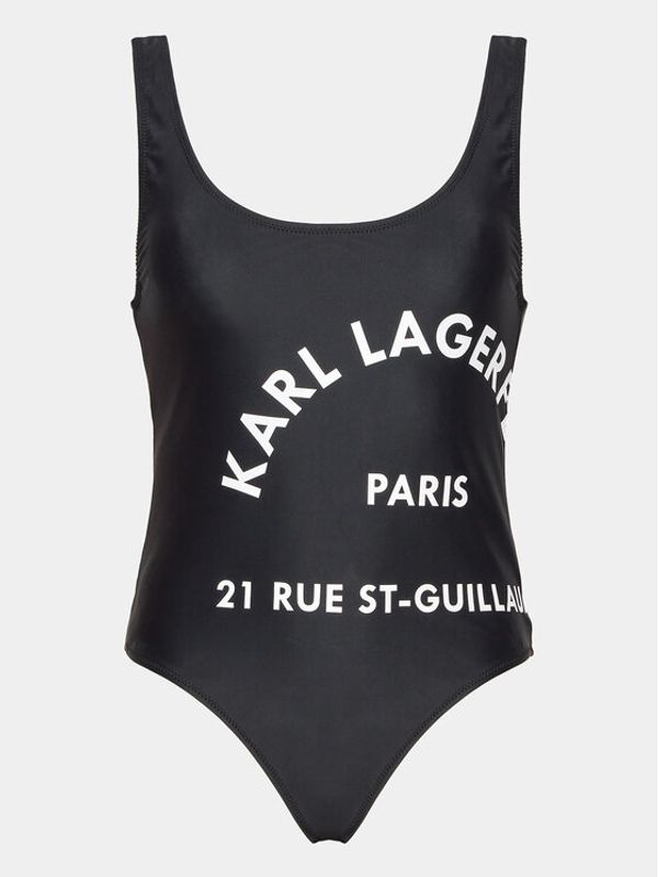 KARL LAGERFELD KARL LAGERFELD Бански костюм 230W2219 Черен