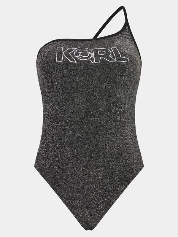 KARL LAGERFELD KARL LAGERFELD Бански костюм Ikonik 230W2230 Черен