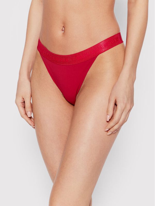 KARL LAGERFELD KARL LAGERFELD Бикини тип прашка 211W2107 Червен