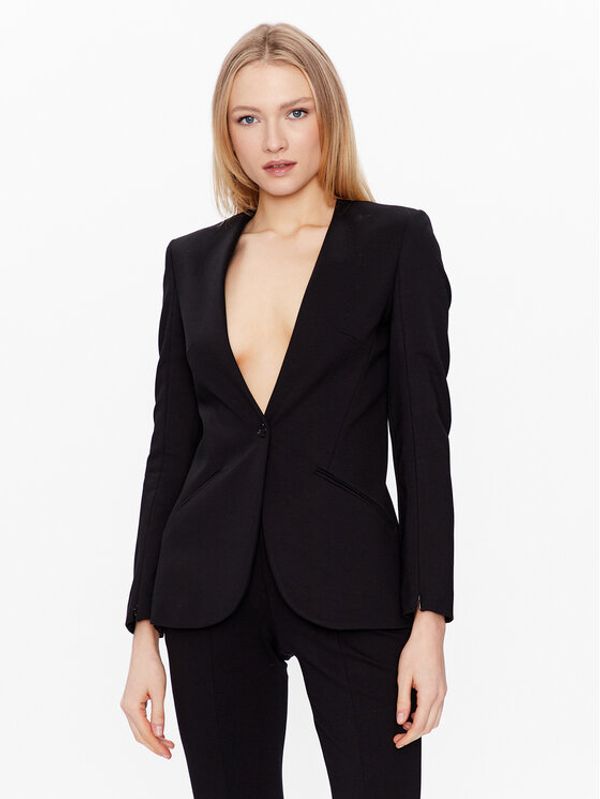 KARL LAGERFELD KARL LAGERFELD Блейзър Punto 225W1400 Черен Regular Fit