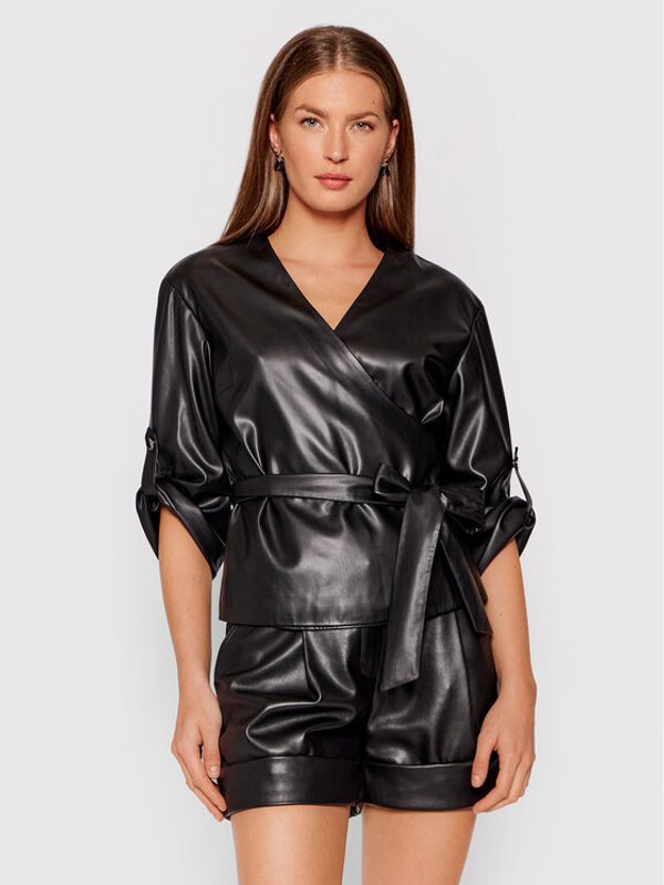 KARL LAGERFELD KARL LAGERFELD Блуза 215W1605 Черен Regular Fit