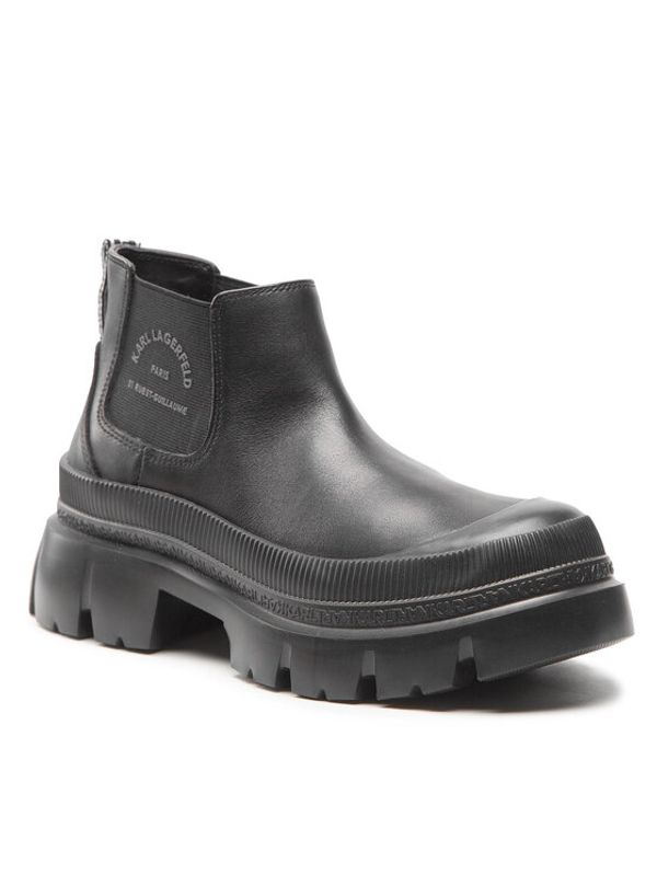 KARL LAGERFELD KARL LAGERFELD Боти тип челси KL43530 Черен
