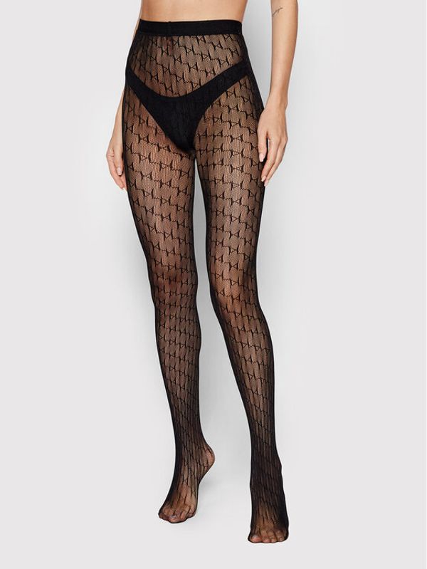 KARL LAGERFELD KARL LAGERFELD Чорапогащи дамски Monogram 216W6004 Черен