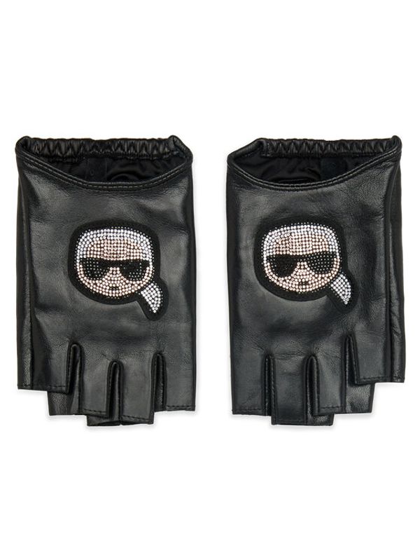 KARL LAGERFELD KARL LAGERFELD Дамски ръкавици 226W3604 Черен