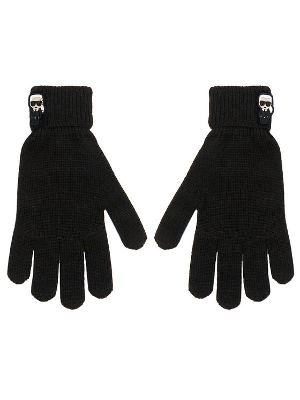 KARL LAGERFELD KARL LAGERFELD Дамски ръкавици 226W3605 Черен