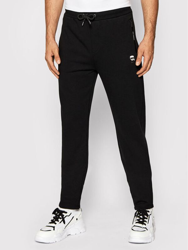 KARL LAGERFELD KARL LAGERFELD Долнище анцуг 705033 512910 Черен Regular Fit