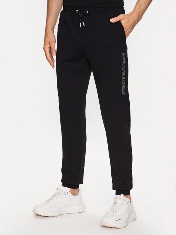 KARL LAGERFELD KARL LAGERFELD Долнище анцуг 705036 532900 Черен Regular Fit