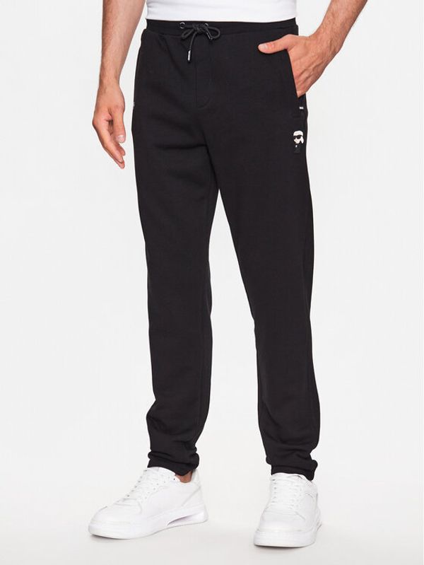 KARL LAGERFELD KARL LAGERFELD Долнище анцуг 705045 532900 Черен Regular Fit