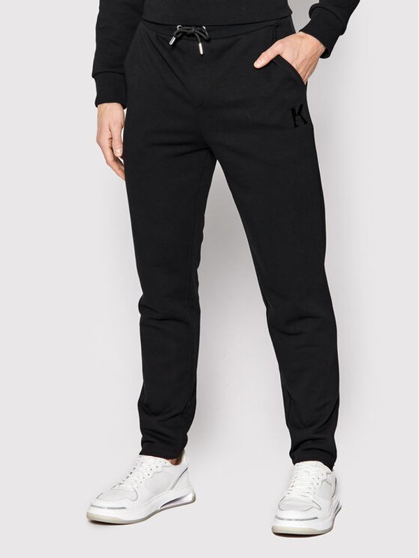 KARL LAGERFELD KARL LAGERFELD Долнище анцуг 705894 500900 Черен Regular Fit