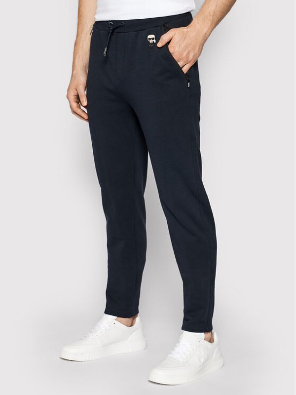 KARL LAGERFELD KARL LAGERFELD Долнище анцуг Sweat 705025 511900 Тъмносин Regular Fit