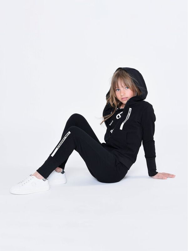 KARL LAGERFELD KARL LAGERFELD Долнище анцуг Z14204 D Черен Regular Fit