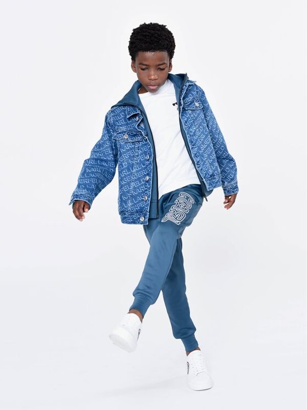 KARL LAGERFELD KARL LAGERFELD Долнище анцуг Z24154 S Син Regular Fit