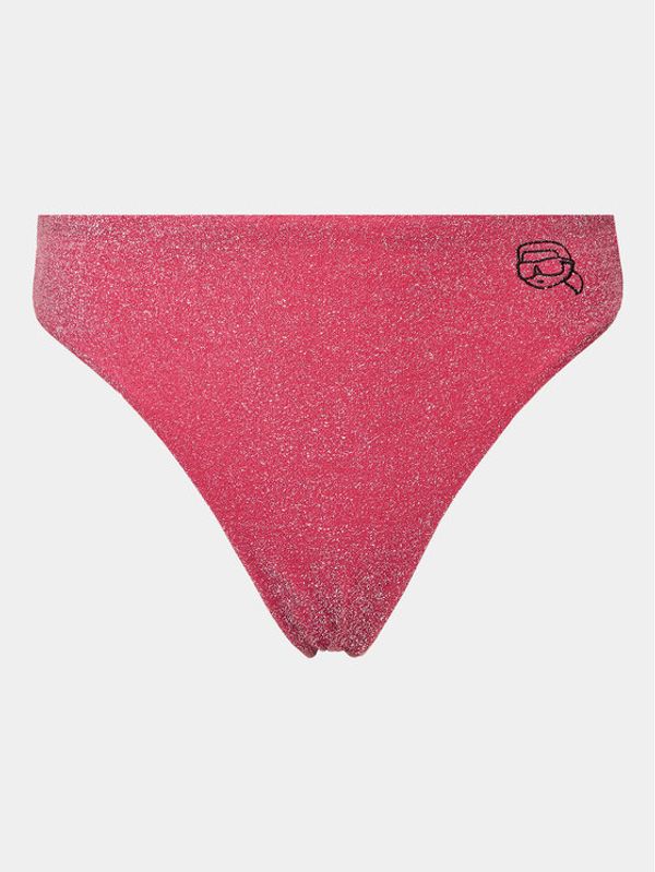 KARL LAGERFELD KARL LAGERFELD Долнище на бански Ikonik 2.0 230W2229 Розов