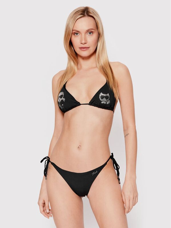 KARL LAGERFELD KARL LAGERFELD Долнище на бански KL22WBT03 Черен