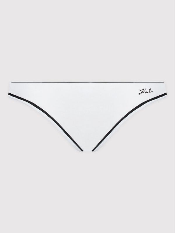 KARL LAGERFELD KARL LAGERFELD Долнище на бански KL22WBT07 Бял