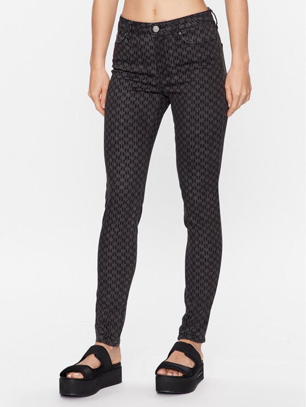 KARL LAGERFELD KARL LAGERFELD Дънки Monogram 216W1102 Сив Skinny Fit