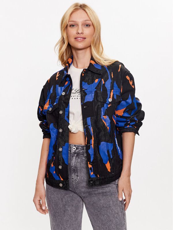 KARL LAGERFELD KARL LAGERFELD Дънково яке 231J1450 Цветен Relaxed Fit