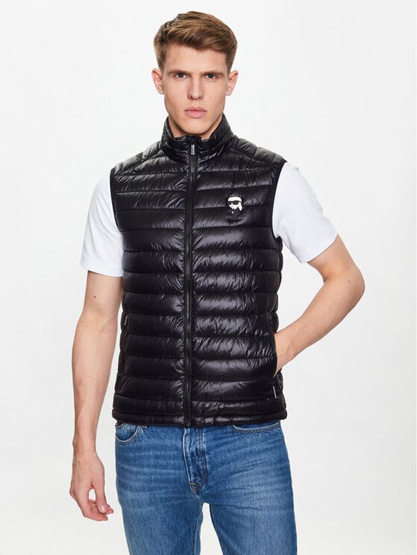 KARL LAGERFELD KARL LAGERFELD Елек 505023 500590 Черен Regular Fit