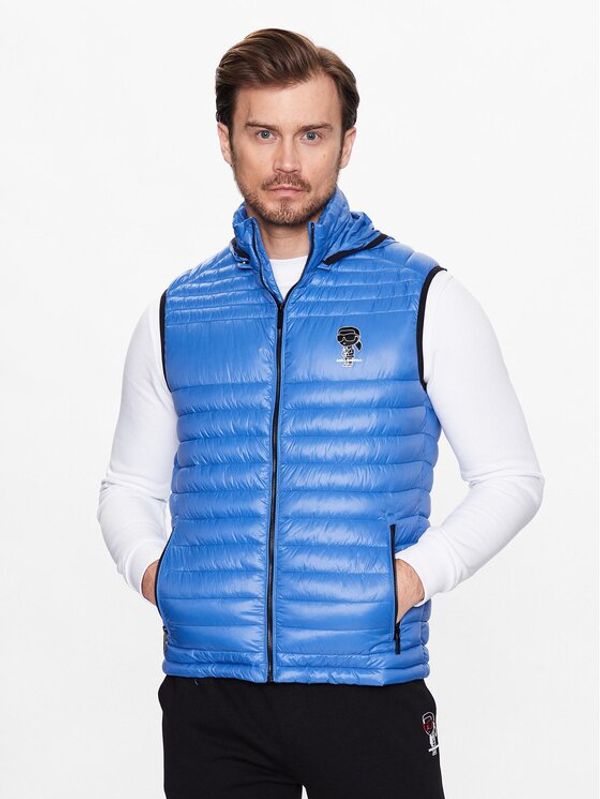 KARL LAGERFELD KARL LAGERFELD Елек 505087 531590 Син Regular Fit