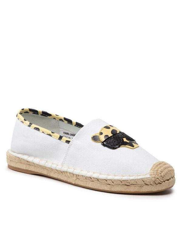 KARL LAGERFELD KARL LAGERFELD Еспадрили KL80117L Бял
