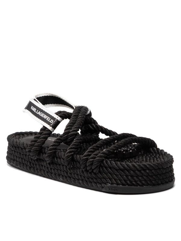 KARL LAGERFELD KARL LAGERFELD Еспадрили KL80620 Черен