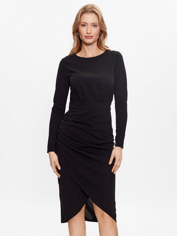 KARL LAGERFELD KARL LAGERFELD Ежедневна рокля 230W1352 Черен Regular Fit