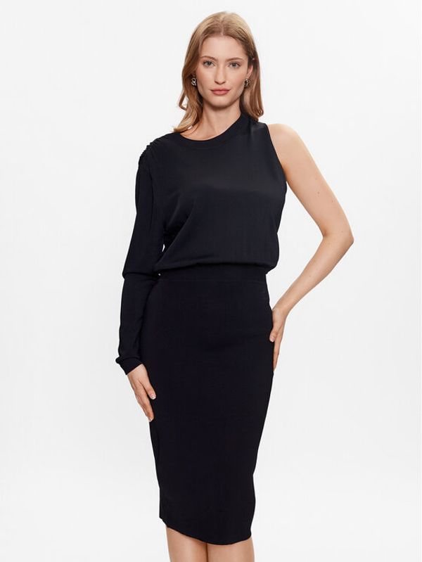 KARL LAGERFELD KARL LAGERFELD Ежедневна рокля 230W1357 Черен Regular Fit