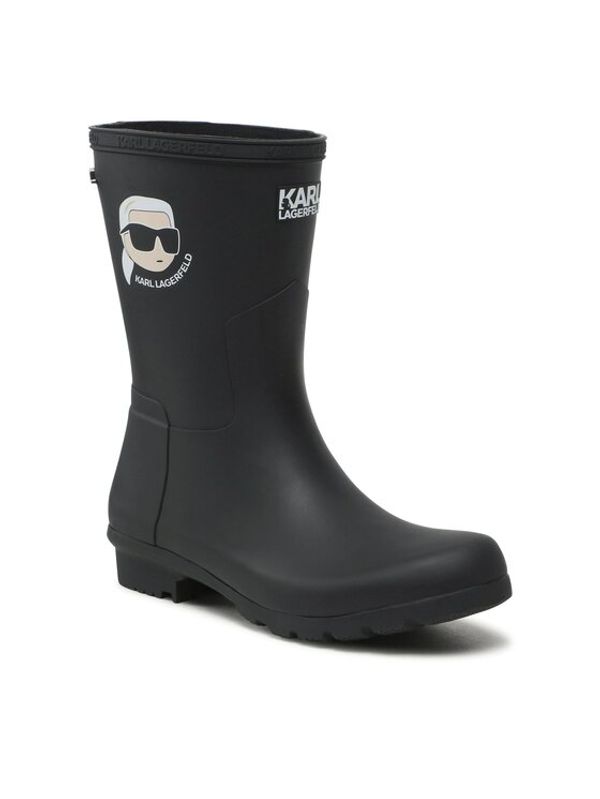 KARL LAGERFELD KARL LAGERFELD Гумени ботуши KL47073N Черен