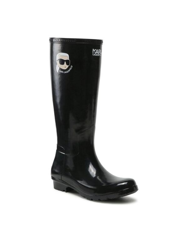 KARL LAGERFELD KARL LAGERFELD Гумени ботуши KL47090N Черен