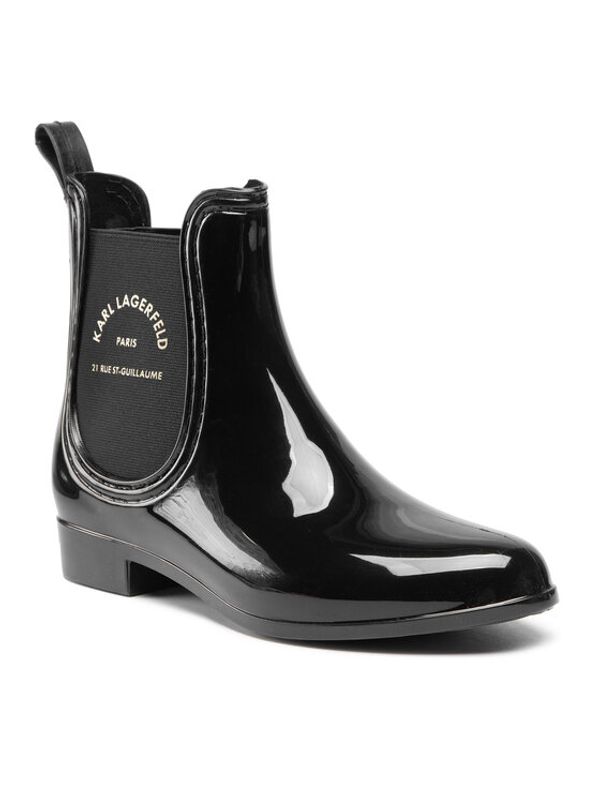 KARL LAGERFELD KARL LAGERFELD Гумени ботуши KL94770 Черен