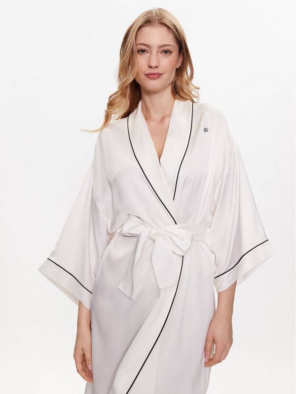 KARL LAGERFELD KARL LAGERFELD Халат 220W2121 Бял Regular Fit
