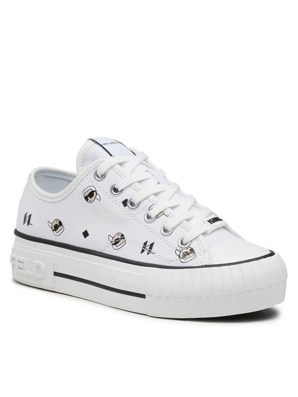 KARL LAGERFELD KARL LAGERFELD Кецове KL60415E Бял