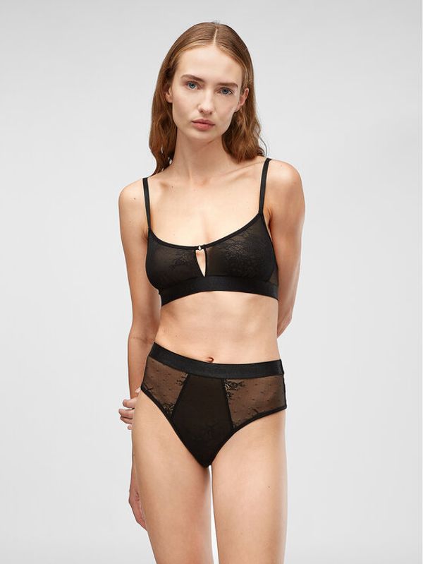 KARL LAGERFELD KARL LAGERFELD Класически дамски бикини 225W2100 Черен