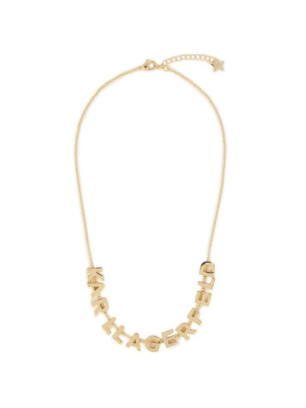 KARL LAGERFELD KARL LAGERFELD Колие Karl Logo 231W3140 Златист