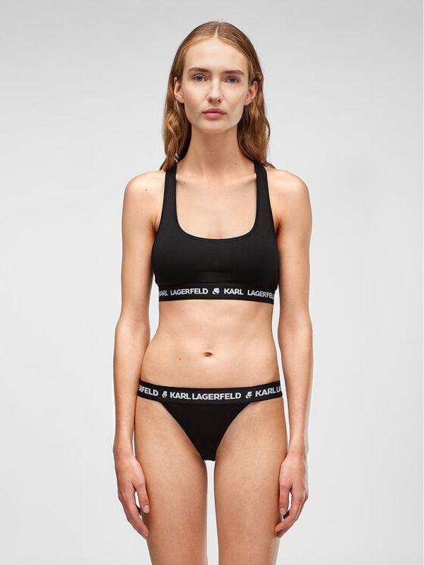 KARL LAGERFELD KARL LAGERFELD Комплект 2 чифта бикини бразилиана 225W2141 Черен