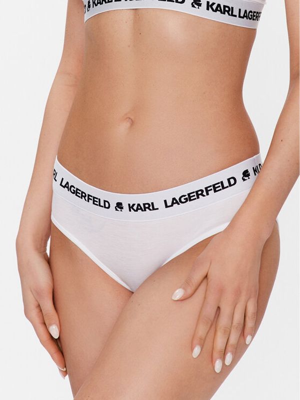 KARL LAGERFELD KARL LAGERFELD Комплект 2 чифта класически бикини 211W2125 Бял