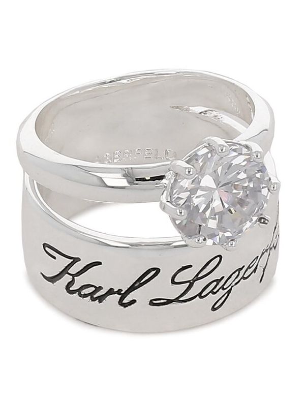 KARL LAGERFELD KARL LAGERFELD Комплект 2 пръстена 231W3923 Сребрист