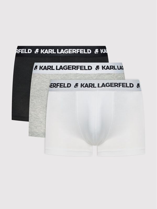 KARL LAGERFELD KARL LAGERFELD Комплект 3 чифта боксерки Logo 211M2102 Цветен