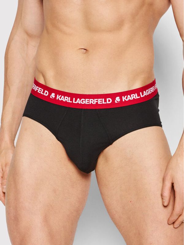 KARL LAGERFELD KARL LAGERFELD Комплект 7 чифта слипове 220M2126 Черен