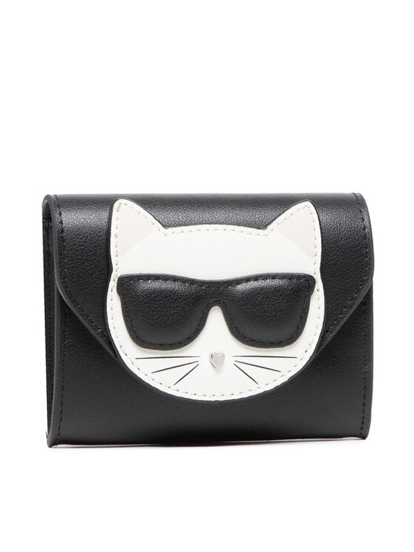 KARL LAGERFELD KARL LAGERFELD Малък дамски портфейл 220W3219 Черен