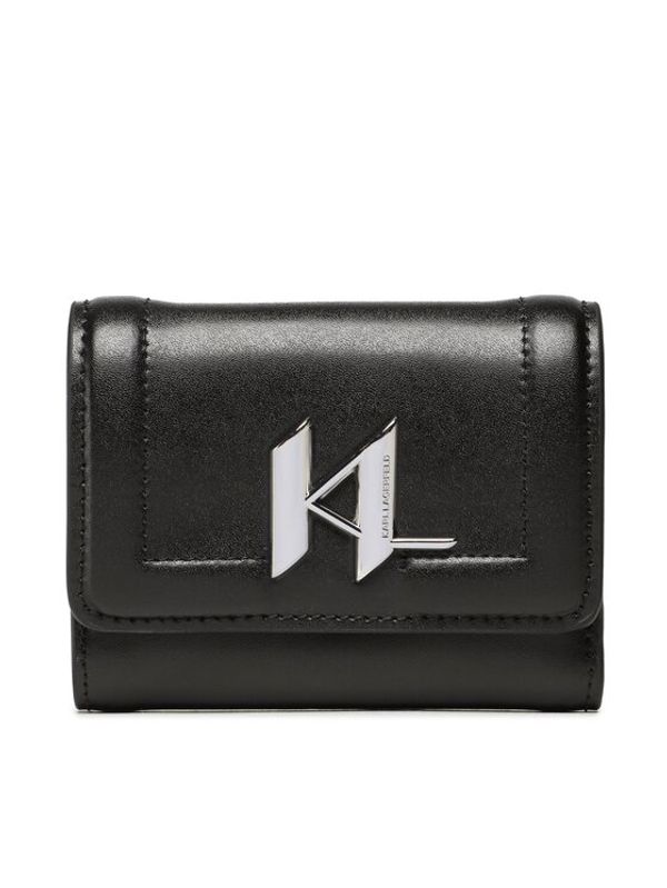 KARL LAGERFELD KARL LAGERFELD Малък дамски портфейл 225W3234 Черен