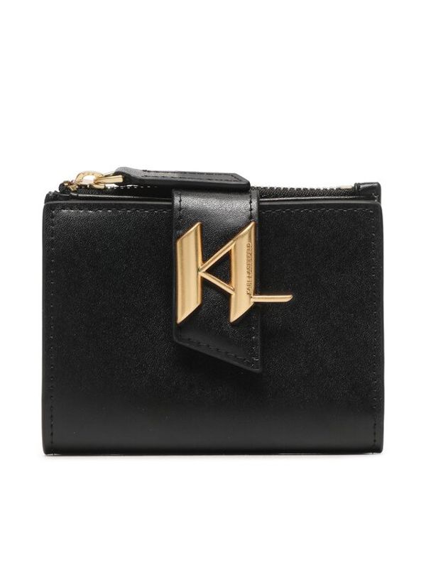 KARL LAGERFELD KARL LAGERFELD Малък дамски портфейл 230W3211 Черен